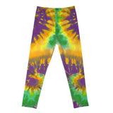 MARDI GRAS KIDS TIE DYE  LEGGINGS