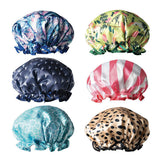 STRIPE SHOWER CAP