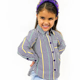 MARDI GRAS KIDS STRIPE SHIRT