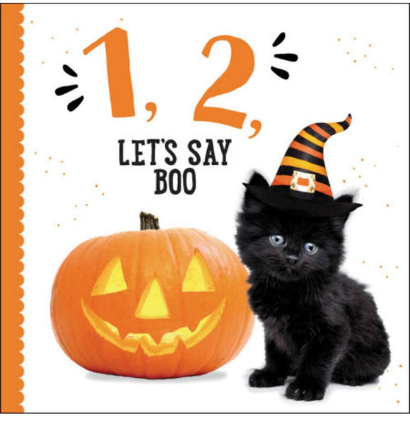 1, 2 LET’S SAY BOO BOARD BOOK