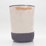 MONOGRAM NAVY CANVAS HAMPER