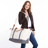 MONOGRAM GREY CANVAS WEEKENDER