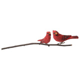 CARDINAL ON CLIP ORNAMENT