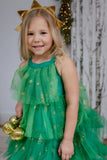CHRISTMAS TREE DRESS AND HEADPIECE