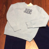 SWEATER CREW NECK LT BLUE