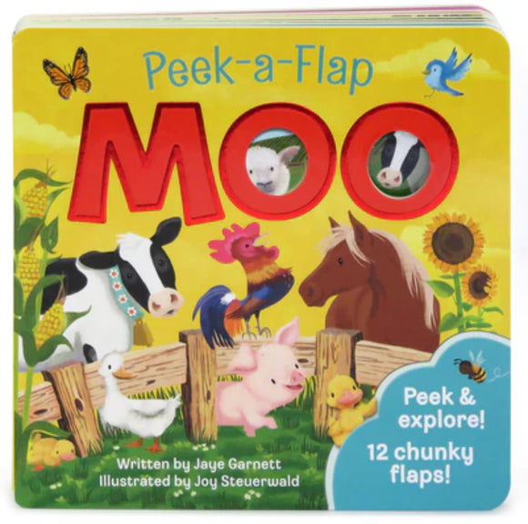 PEEK A FLAP MOO BOARD BOOK