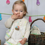 KNIT CARDIGAN WITH BUNNIES