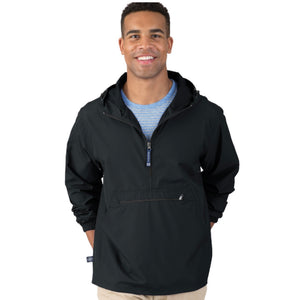 MONOGRAM BLACK ADULT  RAIN PULLOVER