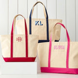 MONOGRAM CANVAS LARGE TOTE BAG