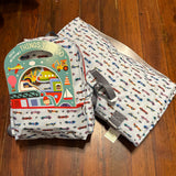EMBROIDERED MONOGRAM VROOM BACKPACK