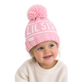 LIL SIS KNIT POM POM CAP BABY