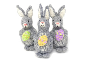 CROCHET KNIT BUNNY WITH ORNAMENT