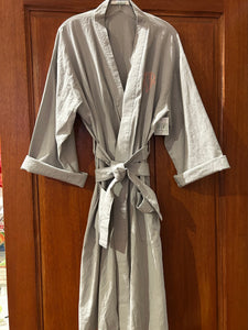 MONOGRAM COTTON KIMONO ROBE