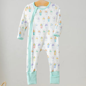 SNOWBALL ZIP ONESIE PJs