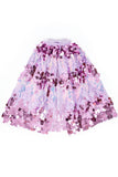 PURPLE PAILETTE CAPE SIZE 4-6