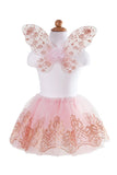 ROSE GOLD TUTU & WINGS SET SIZE 4-6