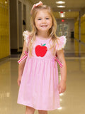 APPLIQUE EMBROIDERED APPLE DRESS