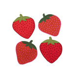 STRAWBERRY COCKTAIL NAPKINS S/4