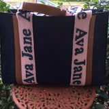 BEADED STRAP CUSTOM WOODIE TOTE