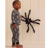 MUD PIE GLOW IN THE DARK SKELETON HALLOWEEN PJs