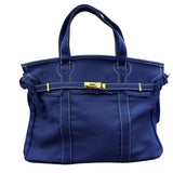 CANVAS BOATKIN SOLID NAVY Delivery July 15th, 2026