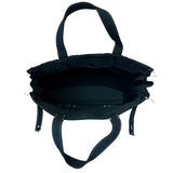 CANVAS BOATKIN SOLID BLACK Delivery July 15th, 2026