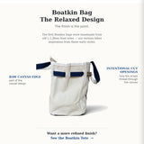 CANVAS BOATKIN SOLID NAVY Delivery July 15th, 2026