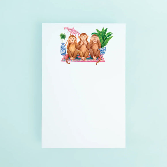 NOTEPAD 3 WISE MONKEYS – Orient Expressed