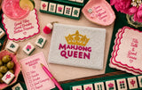 MAHJ QUEEN BEADED POUCH