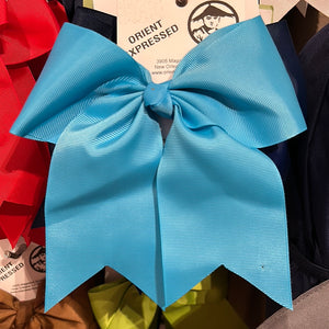CHEER HAIR BOW TURQUOISE