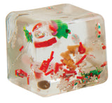 CHRISTMAS SQUISHY CUBE SILVER WHITE