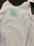 MONOGRAM UNISEX LT BLUE SEERSUCKER BUBBLE
