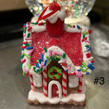 CLAY GINGERBREAD HOUSE ORNAMENT