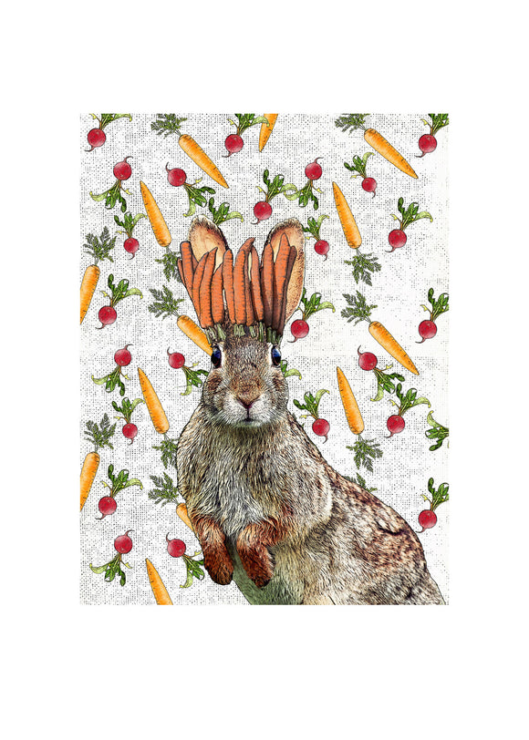 KING OF CARROTS KITCHEN TOWEL