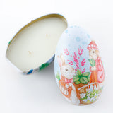 EASTER EGG CANDLE MR & MRS RABBIT