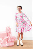 JINGLE BOWS TWIRL DRESS
