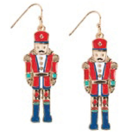 CHRISTMAS EARRINGS NUTCRACKER