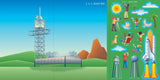 STICKER SCENES OUTER SPACE