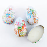 EASTER EGG CANDLE MR & MRS RABBIT