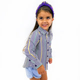 MARDI GRAS KIDS STRIPE SHIRT