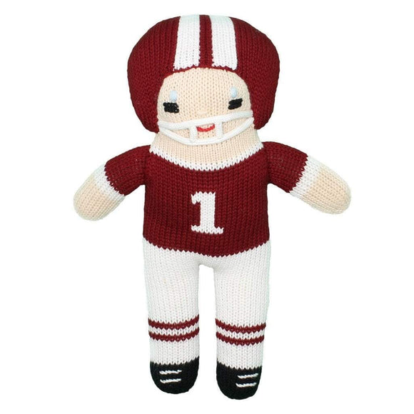 MS STATE FOOTBALL PLAYER KNIT DOLL