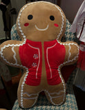 HUGE PLUSHY GINGERBREAD MAN