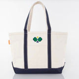 MONOGRAM CANVAS LARGE TOTE BAG