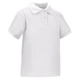 BOYS SHORT SLEEVE WHITE POLO