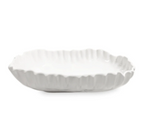 VIDA BLOOM PINCHED MELAMINE LARGE BOWL WHITE