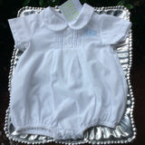 UNISEX  WHITE ROMPER