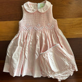 SMOCKED PINK S'LESS DRESS