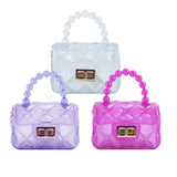 MINI JELLY GIRLS PURSE PINK