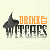 DRINK UP WITCHES PAPER COCKTAIL NAPKINS