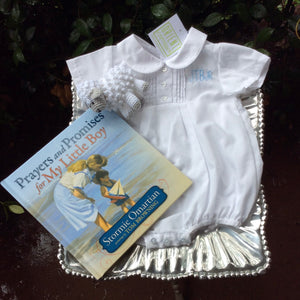 UNISEX  WHITE ROMPER